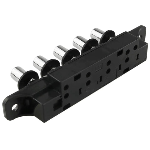 Five Button Range Hood Switch Kit MQ165 Piano Type Key Board Switches 250V 4A for range hood, featuring black PC copper construction