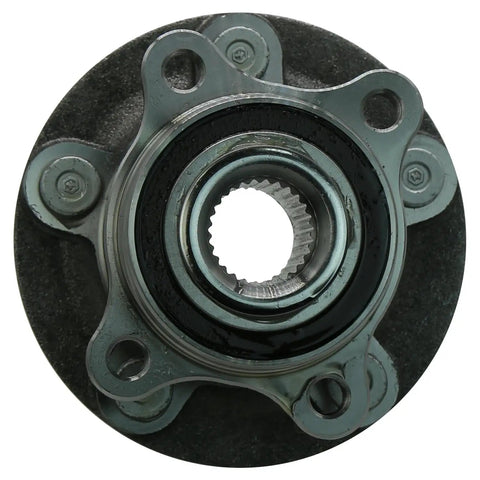 Front view of Front And Rear Wheel Bearing And Hub Assembly Fits Ford Fusion 2013 2020 And Lincoln MKZ 2013 2016 5 Lug With ABS Replacement Wheel Hub Kit
