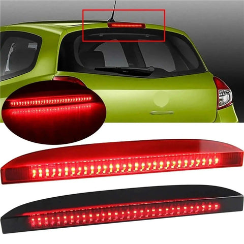 Plug And Play High Mount Third Brake Light Stop Lamp For Renault Clio Mk III Hatchback Or Box 2005 And Up And Renault Clio II 1998-2005 With LED Smoke Lens