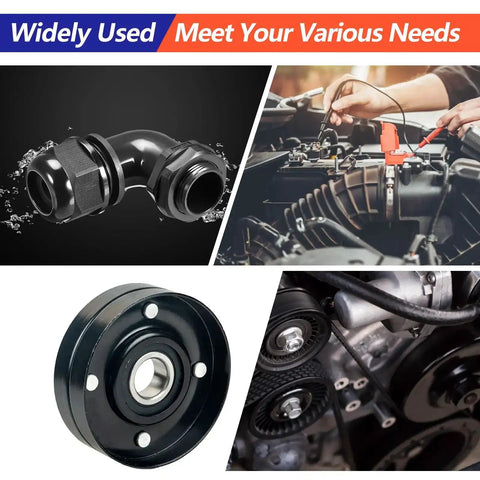 All In One Nylon Flat Washer Set With 1350 Pieces In Nine Sizes M2.5 Through M12 Black Nylon Washers For Screws And Bolts Durable Fastener Spacers For DIY Projects Home Improvement Auto Repairs And More. Images of industrial parts and auto repair.