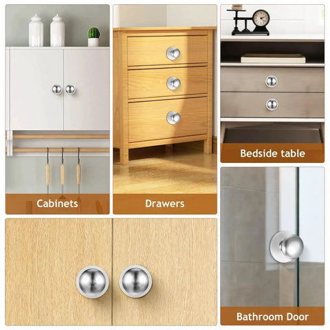 Two Pack Stainless Steel Suction Cup Handles For Glass Shower Doors Cabinets And Refrigerators No Drilling Required various applications