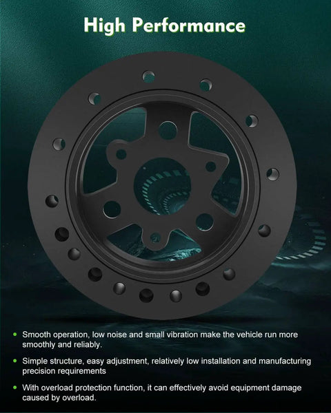 High performance harmonic balancer crankshaft pulley for Land Rover Discovery Sport 2015 to 2019, smooth engine efficiency.