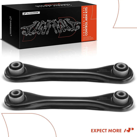 Two Beefed Up Rear Forward Lower Control Arms With Premium Rubber Bushings For Ford Escape 2013 2014 2015 2016 2017 2018 Replacement Set