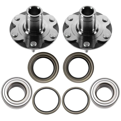 Front Wheel Bearing And Hub Kit With ABS Sensor For Toyota 4Runner Sequoia Tacoma Tundra 1995 2007 Replacement Kit Includes Front Bearings Hubs And Seals