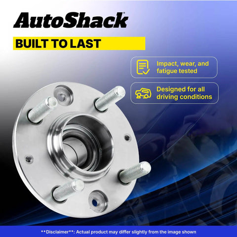Front Wheel Hub Bearing Assemblies with ABS Sensor Pair (2) Replacement for 2000-2016 Chevrolet Impala and compatible sedans