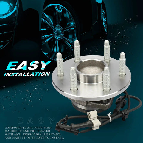 2WD Front Wheel Bearing And Hub Assembly 6 Lug ABS OE 515054 Fits Chevy Silverado 1500 99-06 GMC Sierra 1500 03-13