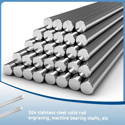 Beefy 10mm x 305mm stainless steel linear motion rods set chrome hardened shaft solid round rails for 3D printer DIY CNC