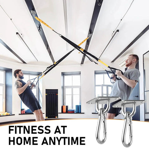 Wall Mount For Resistance Bands With Hooks Space Saving Home Gym Anchor For Fitness Bands And Suspension Training Organize Equipment Efficiently In Small Spaces Durable Steel Construction Includes 12 Pack