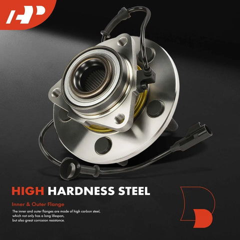 Beefy Front Wheel Bearing And Hub Assembly For Dodge Ram 1500 2002 2003 2004 2005 4x4 With ABS 5 Lug Heavy Duty Hub Replacement