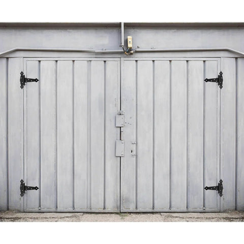 Double doors with Six Pack Heavy Duty 5 Inch Gate Hinges Strap Hinges For Barn Doors Shed Doors Outdoor T Hinge For Wood Fence