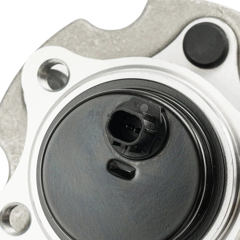 Close-up of 512372 Rear Wheel Bearing Hub Assembly Exact Replacement For 2006-2018 Toyota RAV4 FWD, five lug hub pattern.