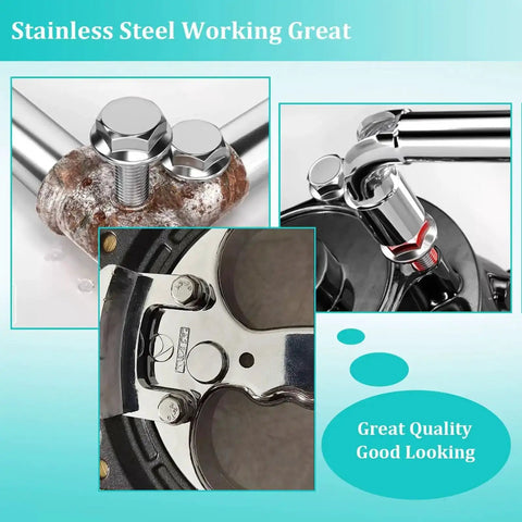 6Pcs M10x1.5 40mm Stainless Steel Flange Exhaust Bolts Nuts Kit For Securing Exhaust Manifold And Components Heavy Duty Hex Head Fasteners Automotive Hardware For Cars And Trucks, shown in use on automotive parts with close-up views of fasteners installed.