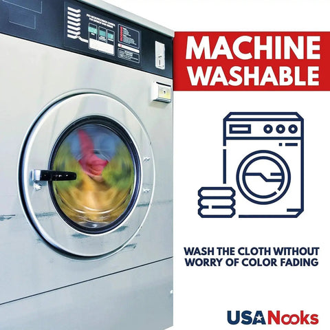 Ultra Absorbent Microfiber Cleaning Cloths for Car Shine Streakfree 12 Pack inside a front-loading washing machine