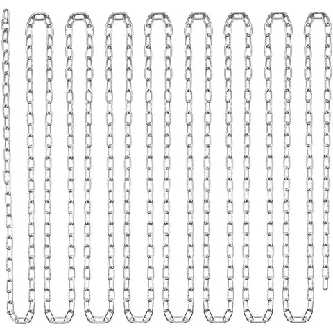 Grade 30 Chain Three Sixteenth Inch 100 Ft Zinc Plated For Towing Guard Rails in coiled layout