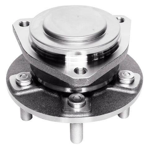 Pair Front Wheel Hub And Bearing Assembly Replacement For RWD 2012 To 2023 Chrysler 300 Dodge Challenger And Charger With ABS Includes Two Front Hubs And Bearings 5 Bolt Pattern Tone Ring And 3 Bolt Triangular Flange