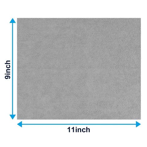 100 Pack Microfiber Cleaning Cloths Dispenser Box Lint Free Ultra Absorbent Reusable Rags For Home Kitchen Car Garage Shop 11 By 9 Inches Grey Streak Free Finish For Glass Stainless Steel Auto Interiors