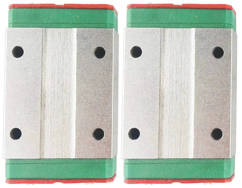 Two preloaded MGN15H blocks for 600mm MGN15 linear guide rail set with low friction motion for 3D printers and CNC machines