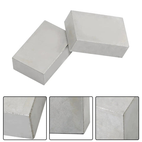 No Hole Accuracy Block Set 2 Pieces 1 By 2 By 3 Inch Machinist Blocks For Pro Grade Precision Grinding Layouts And Inspection Hardened Tool Steel Flat Ground Edges Durable And Accurate Thomletha Brand