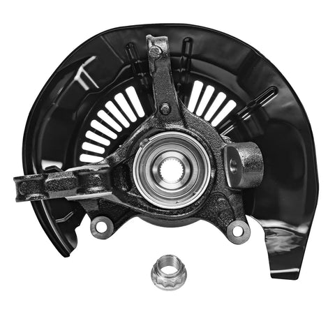 AWD Front Right Steering Knuckle With Wheel Hub Bearing Assembly For 2008-2013 Toyota Highlander 3.5L Gas, Passenger Side Replacement Kit
