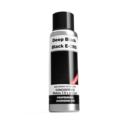 Professional Aluminum Anodizing Pigment Dyes Black E CRO Light To Rich Black Powder Concentrate bottle image