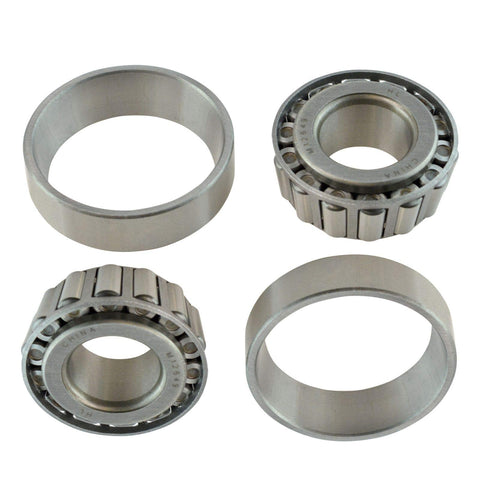 Drop-In Front Outer Wheel Bearing And Race Kit For Driver And Passenger Sides - Direct Fit Replacement For 65-72 Ford F-250, 85-02 Chevrolet Astro