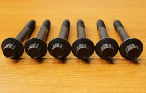 OEM Hub Bearing To Knuckle Mount Bolts Set Of 6 For Wrangler Cherokee displayed on wooden surface