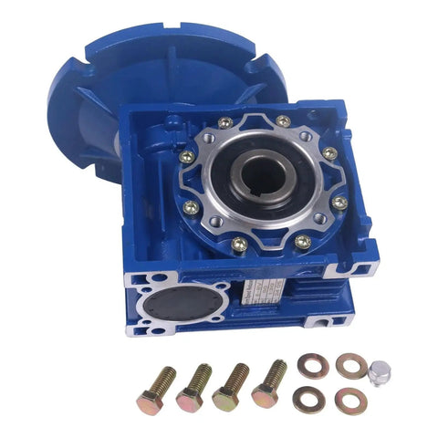 Workhorse Worm Gear Speed Reducer 30 To 1 Ratio With 56C Flange For Industrial Machinery Hollow Shafts with mounting bolts