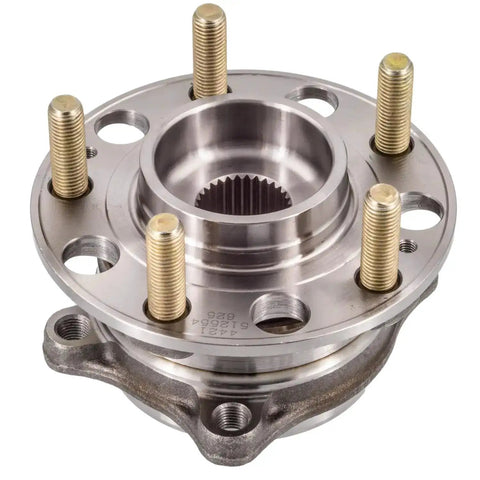 Front Hub Bearing Assembly For Hyundai Genesis G80 2015-2020 5-Lug Without ABS Bolt-On Direct Fit 30-Spline Ball Bearing