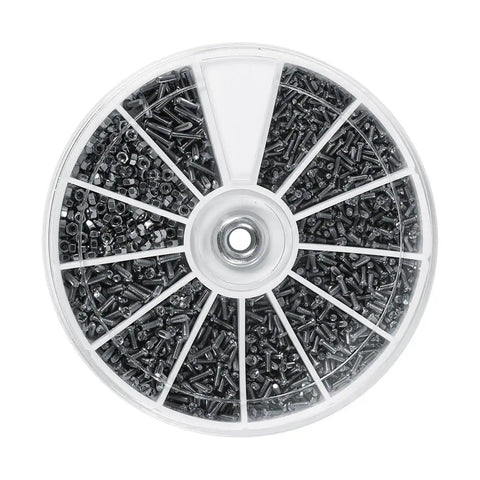 600 Piece Small Screws And Nuts Kit With 12 Types Stainless Steel Micro Fasteners In A Pro Grade Handy Storage Box