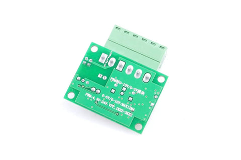 PWM To 0 To 10 Volt Converter Module For PLCs And Industrial Control Panels Digital To Analog Interface displayed on white