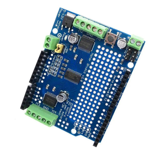Plug And Play TB6612FNG Motor Driver Shield for Arduino Projects I2C PWM Servo Driver with PCA9685 compatibility, stackable H Bridge Module.