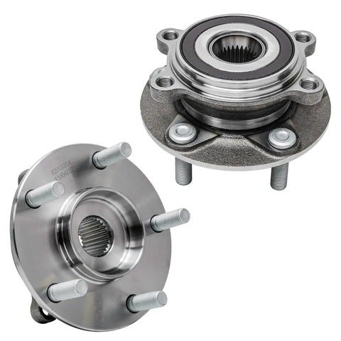 Front Wheel Bearing Hubs Kit With 2 Sway Bar End Links For 2014 2015 2016 2017 2018 Mazda 3 Sport 4 Piece Replacement Set