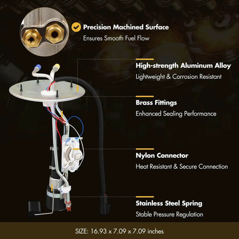 Fuel Pump Assembly Replacement Fits Ford F150 1999 Through 2004 With 4.2L 4.6L Or 5.4L Engines And Ford F250 1999 4.6L 5.4L