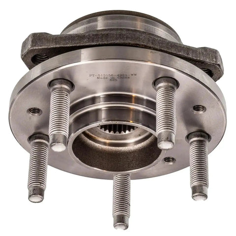 Front Hub Bearing Assembly For 1999 2003 Ford Windstar 3 Lug Without ABS Bolt On Plug And Play Direct Fit 26 Spline Ball Bearing
