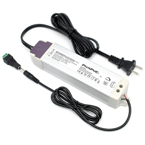 30W Dimmable LED Driver Power Supply From 120V AC To 24V DC Magnetic Transformer, compatible with Lutron and Leviton switches