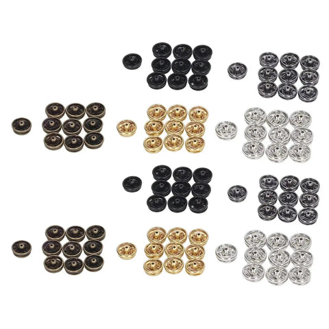 Lightweight 5mm Snap Button Fasteners 100 Piece Set For Garments And Fabrics Five Color Assortment Ideal For Skirts Dresses And DIY Sewing