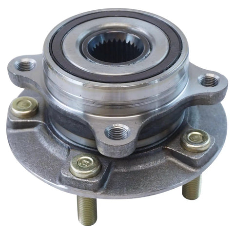 Front Driver Or Passenger Side Wheel Bearing And Hub Assembly For 2008 To 2015 Lancer Evolution GSR MR Ralliart And Lancer SE Direct Fit Drop In OEM Replacement High Quality