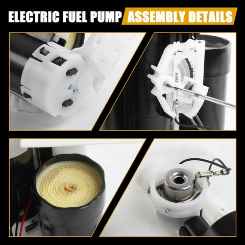 Direct Fit Electric Fuel Pump SP9157M Replacement assembly details for Toyota Camry 1997 2001 Avalon 1998 1999 Solara 1999 2003