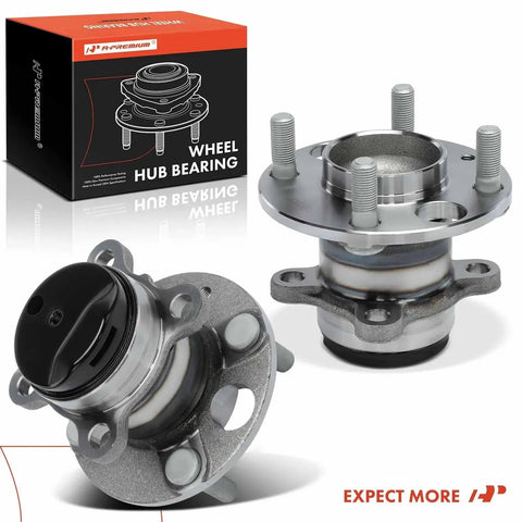 Rear Wheel Bearing And Hub Assembly Set For Nissan Versa And Kicks 2020-2024 4 Lug 2 Pack Fits Rear Driver And Passenger Sides