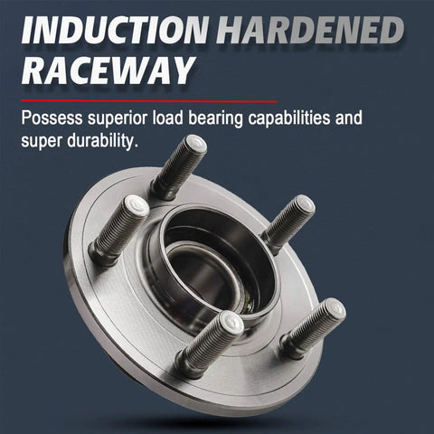Front Wheel Bearing Hub Replacement For Dodge Challenger Charger Magnum And Chrysler 300 RWD 5 Lug ABS Encoder Drop In Replacement Fits 2005 2014 Models close-up