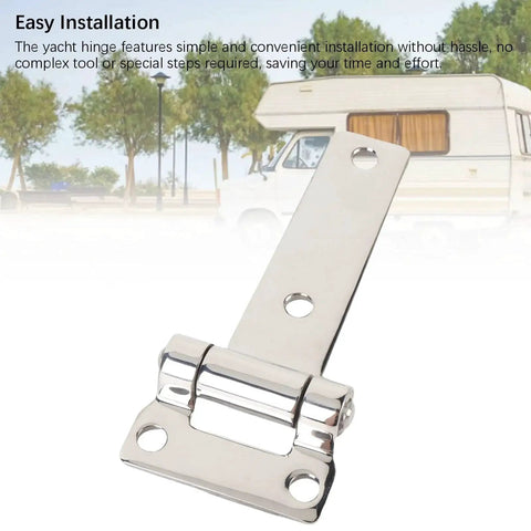 Stainless Steel T Shape Door Hinge With High Load Capacity For RV Van Yacht Hatch And Cabinet Smooth Operation Built To Last