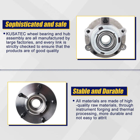 Front Wheel Bearing And Hub Assembly 513294 For Nissan Altima 2007 2008 2009 2010 2011 2012 2.5L Four Wheel ABS 29 Spline