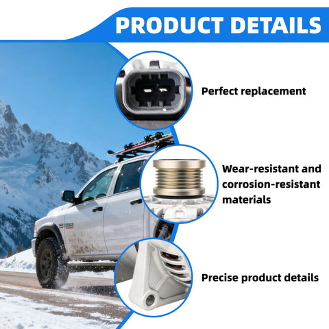 Direct Fit 100A 12V Alternator Replacement For Sonic 1.8L L4 2012 2013 2014 2015 2016 2017 2018 With 6 Groove Pulley And Clutch No Fuss Replaces 13579666 1204654 21514 High Quality Auto Part product details showing durability and precision