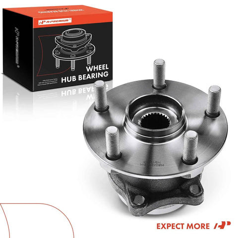Rear Wheel Bearing And Hub Assembly 5-Lug Fit For Subaru Outback 2015-2021, Forester, Legacy, Ascent, WRX, WRX STI Front View