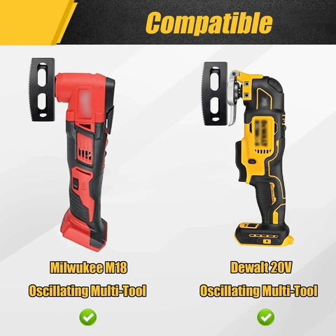 2 Pack Square Slot Cutter For Drywall And Electrical Boxes Fits Dewalt 20V And Milwaukee M18 Oscillating Tools