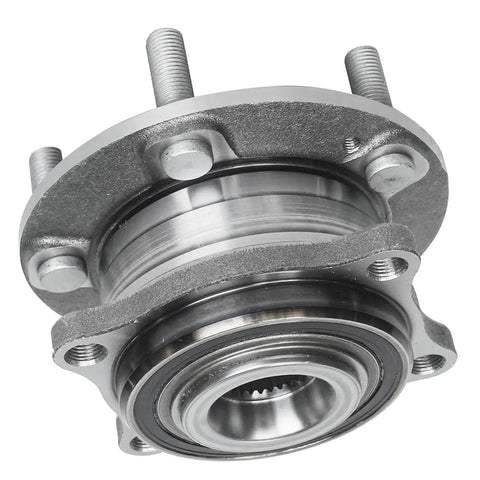 All-Wheel Drive Front And Rear Wheel Bearing Hubs Assembly Kit For Hyundai Santa Fe 2007-2014, Santa Fe Sport 2013-2014, Veracruz 2007-2012, And Kia Sorento 2011-2015 AWD Replacement 4-Piece Set close-up view