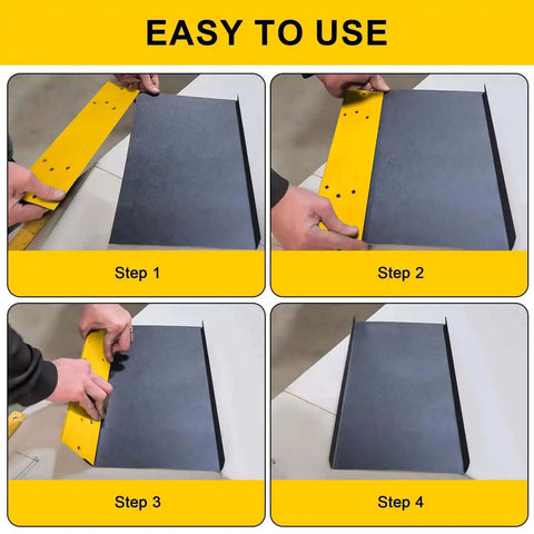 12 Inch Sheet Metal Bending Tool For HVAC Ductwork And Roofing Projects, hand folding steps for joists and plenum forming