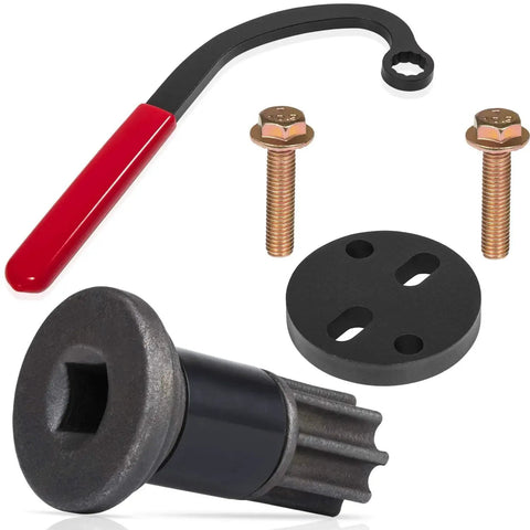 13mm Injection Pump Idle Lock Nut Wrench, Engine Barring Tool And Gear Puller Kit For Cummins 5.9L Diesel B C Series parts displayed