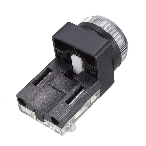 Emergency Stop DPST Push Button Switch 1NO 1NC, AC 250V 6A, 4 Terminal, Momentary Control Button, side view
