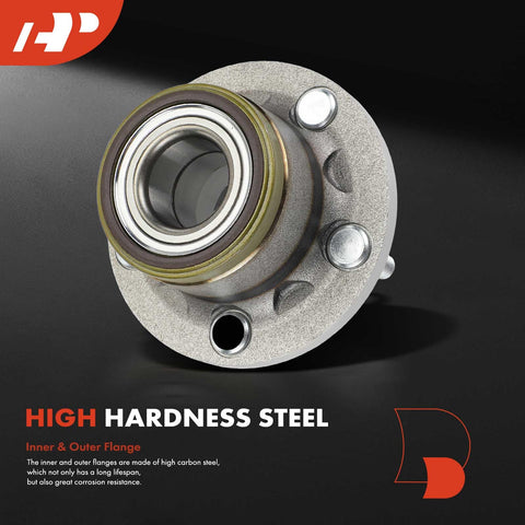 Two Pack Rear Wheel Bearing And Hub Assembly 5 Lug For Ford Transit Connect 2010 2011 2012 2013 with high hardness steel